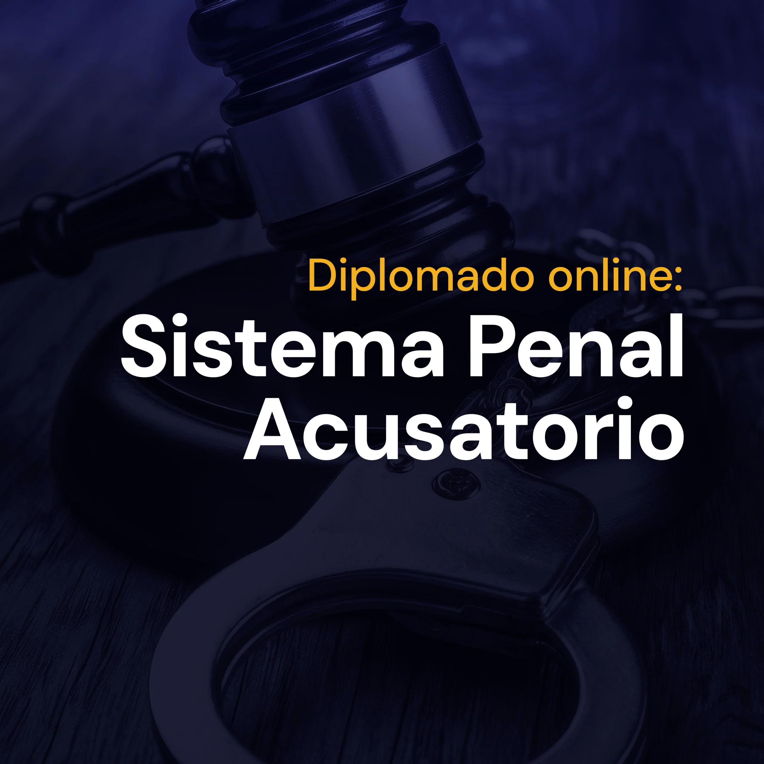Diplomado en Línea: Sistema Penal Acusatorio