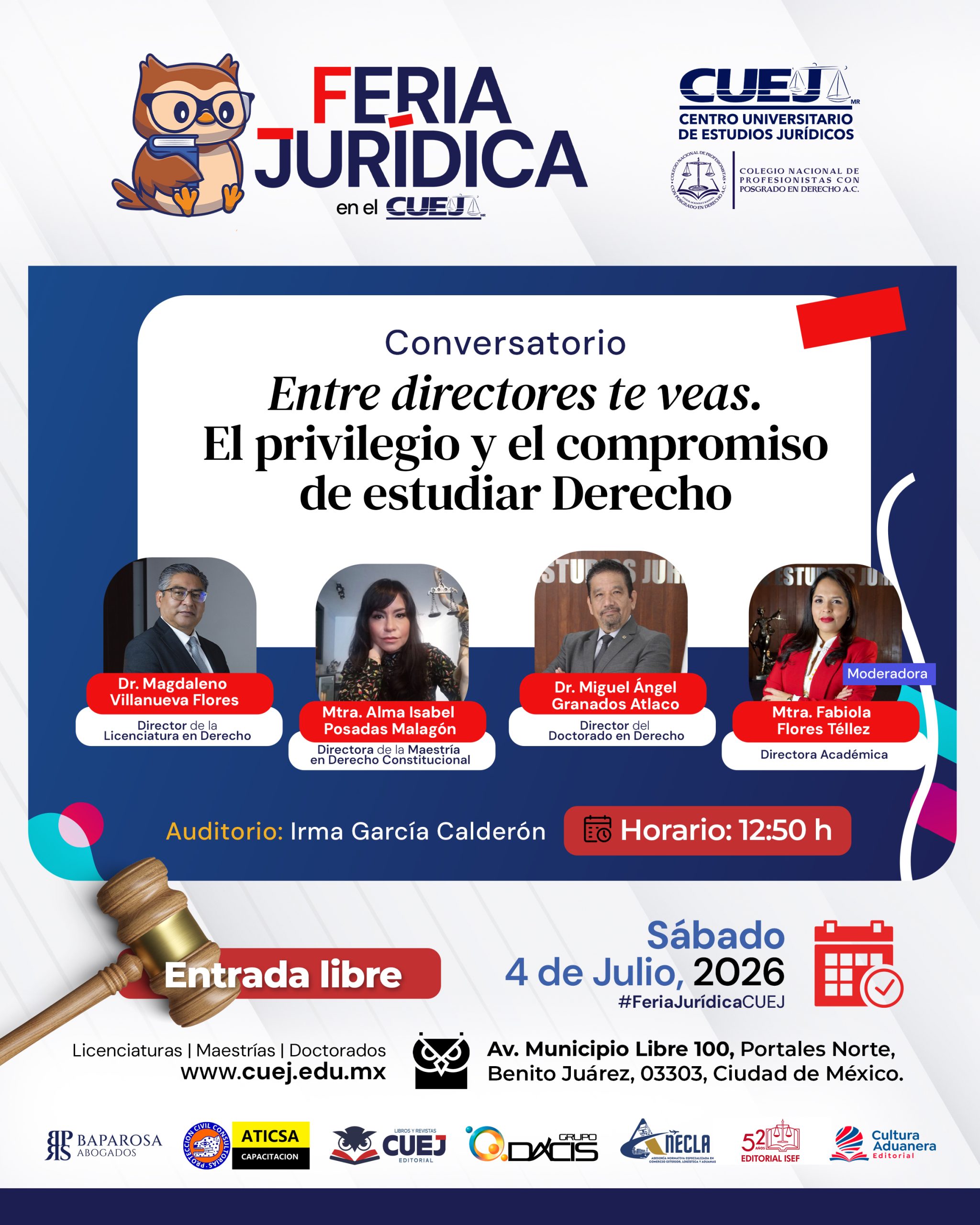 FERIA JURIDICA - CONFERENCIAS_Directores